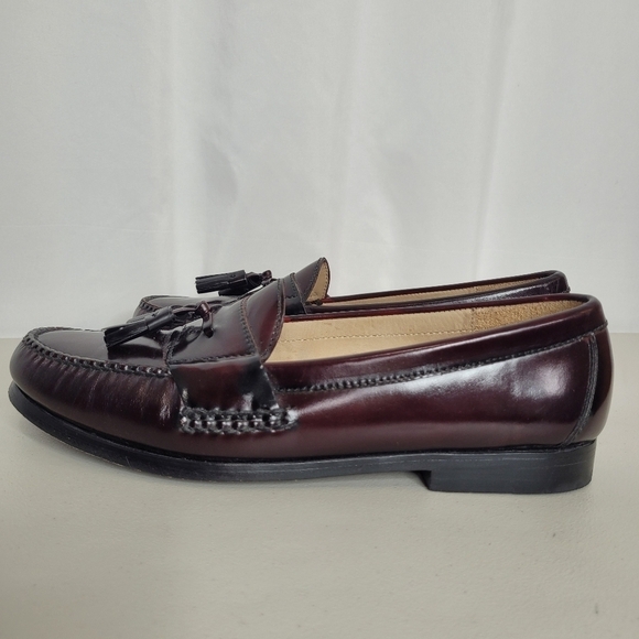 Cole Haan Men's Burgandy Pinch Tassel Loafers - Size 9.5 D - Picture 4 of 14